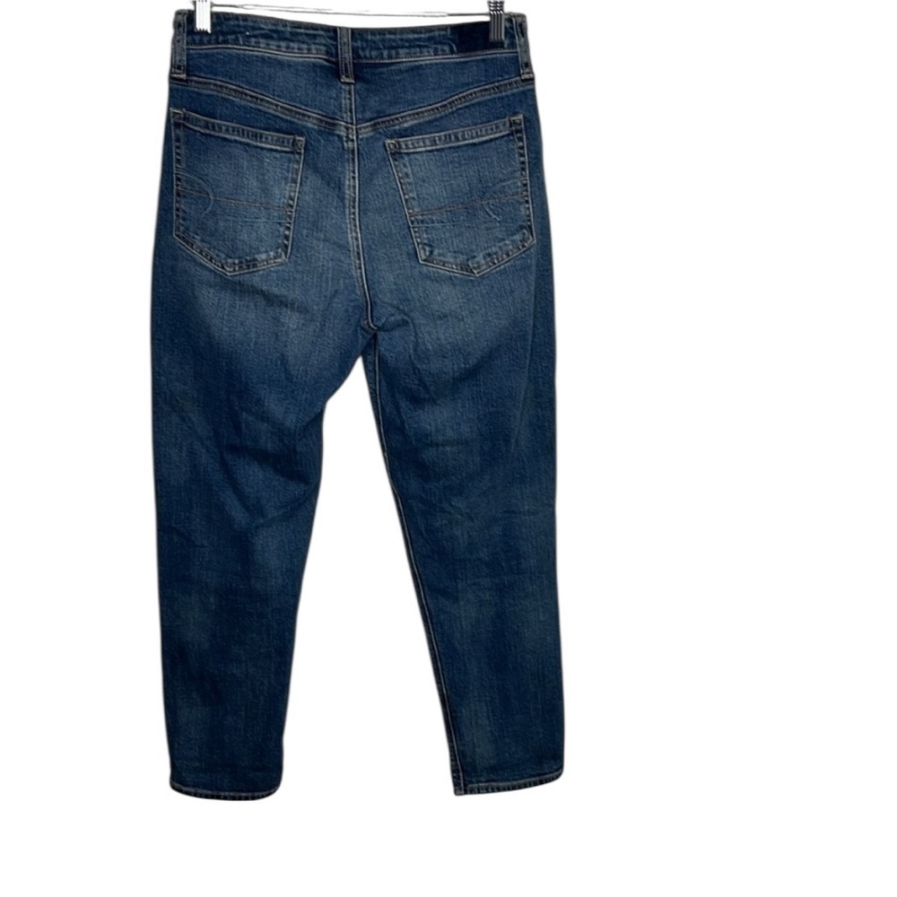 American Eagle Vintage Hi-Rise Button Fly Stretch Jeans Women Size 8 - Picture 4 of 5